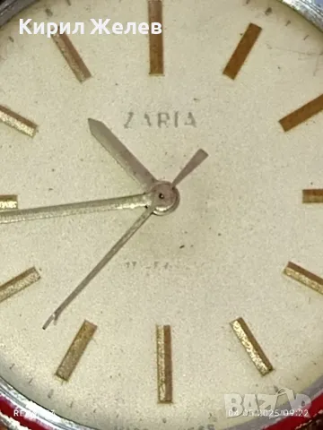 Стар механичен часовник мъжки ЗАРЯ СССР за части ремонт КОЛЕКЦИЯ 46989, снимка 3 - Антикварни и старинни предмети - 50148782