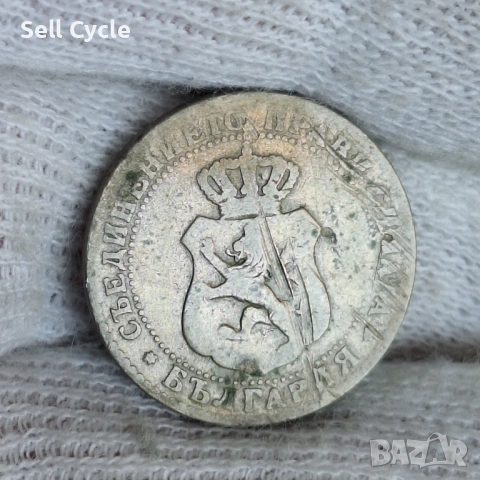 ✅КНЯЖЕСТВО БЪЛГАРИЯ - 10 стотинки 1888 г. - МАТРИЧНА ГРЕШКА❗, снимка 3 - Нумизматика и бонистика - 53390788