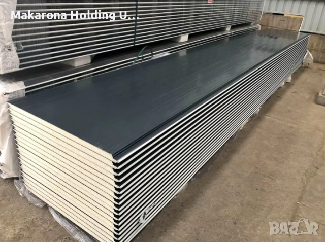 Сандвич панел Антрацит 4см стенен и покривен 