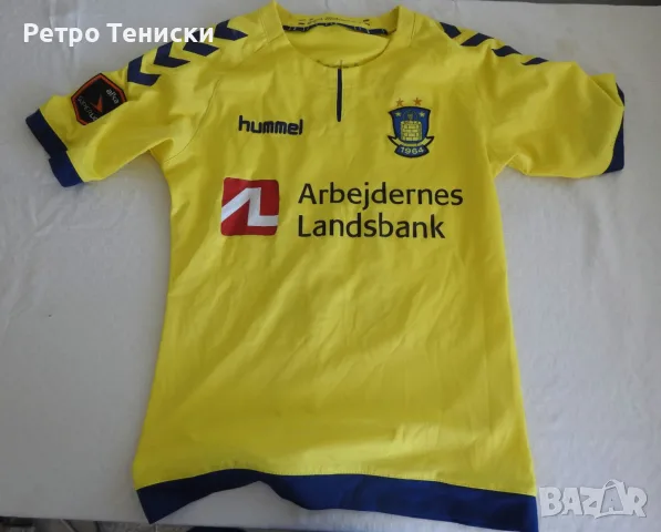 Тениска на Brøndby IF • домакински екип • If #10 • Hummel • жълто • размер M • Деца