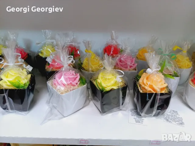 цветя изработени с глицеринов ароматен сапун , снимка 6 - Други - 50106300