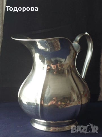 Среърни чаши и кана сребро 800 проба,сребърна чаша,сребърна кана,сребърни прибори., снимка 10 - Чаши - 52124829