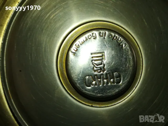 ERHARD MADE IN GERMANY-НЕМСКИ МЕТАЛЕН ПЕПЕЛНИК С МАРКИРОВКИ-ВНОС SWISS 2601251648, снимка 14 - Антикварни и старинни предмети - 48836623