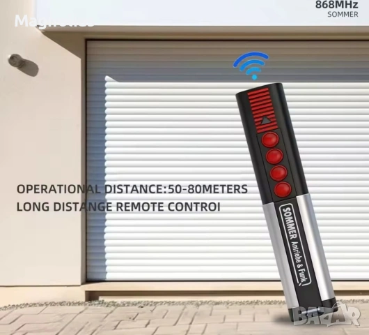  SOMMER 868 MHz дистанционно управление за гаражна врата 4020 TX03-868-4 4020V000, снимка 5 - Друга електроника - 53306111