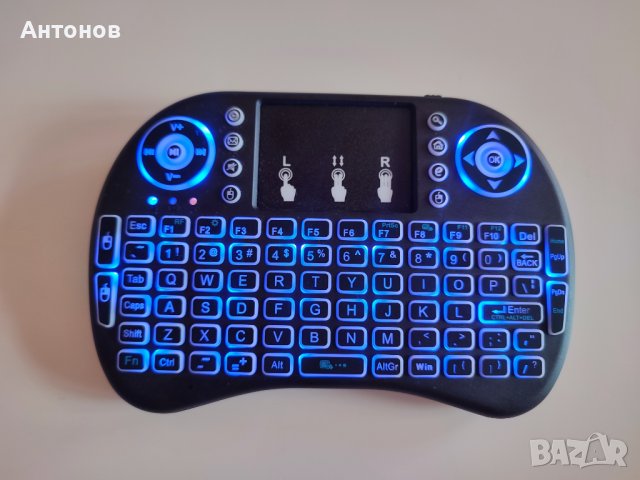 Безжична мини клавиатура СВЕТЕЩА, снимка 5 - Клавиатури и мишки - 41121086