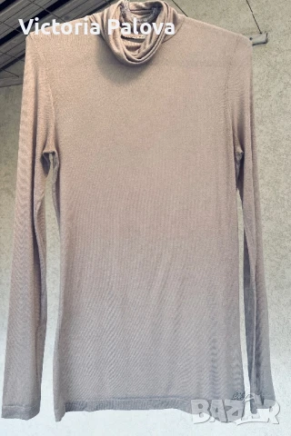 Скъп нежен тънък long sleeve  пуловер/блуза  LIU. JEANS, снимка 2 - Блузи с дълъг ръкав и пуловери - 51238371