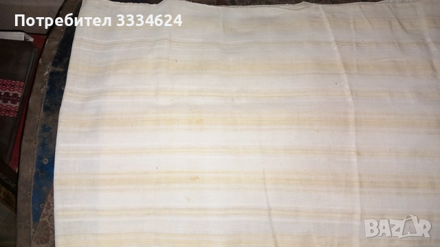 Автентичен плат кенар с коприна, снимка 3 - Антикварни и старинни предмети - 53758862