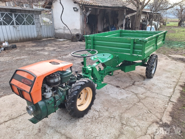 Мотоблок 4х4 с дифер.ремарке 13к.с. Lombardini, снимка 3 - Селскостопанска техника - 52638702