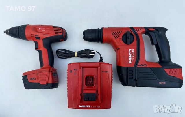Hilti TE 6-A36 Акумулаторен перфоратор и Hilti SF 144-A винтоверт, снимка 3 - Винтоверти - 52111425