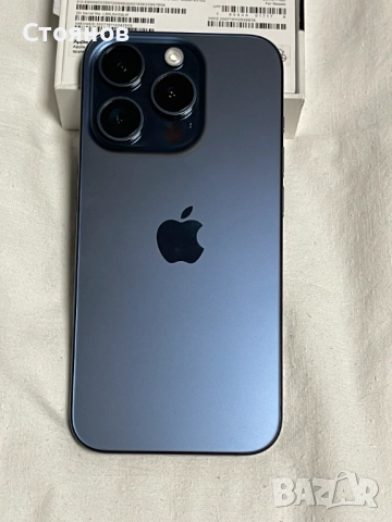 Iphone 15PRO 128GB Blue titanium, снимка 4 - Apple iPhone - 52613657