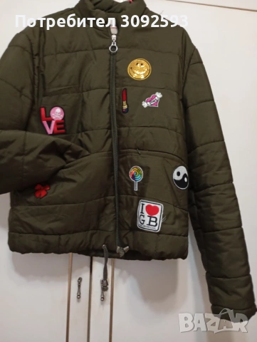 Яке с нашивки, снимка 2 - Якета - 53586773