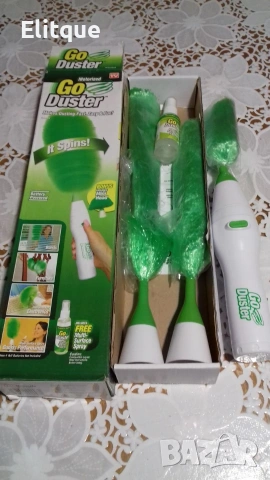 Четка за прах Go Duster с 3 сменяеми приставки – TV59 🧹