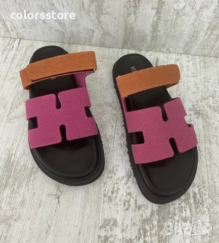 Дамски чехли Hermes/BR296s, снимка 2 - Чехли - 51088286