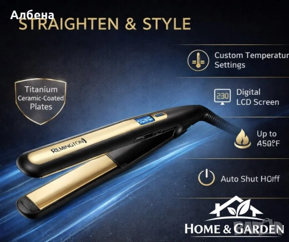 Преса за изправяне и къдрене Remington S6500 Sleek & Curl, снимка 3 - Преси за коса - 53871519