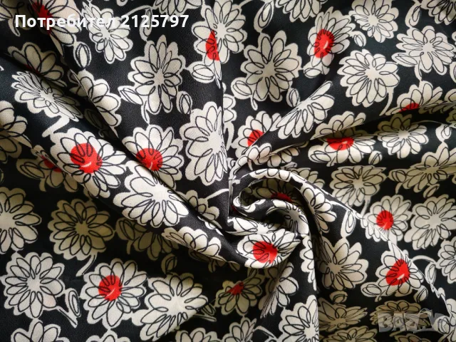 Ш/ 140см  Д/ 217см  Парче стар плат, соц епоха, снимка 2 - Платове и дамаски - 49798015