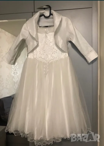 Супер лукс рокля с болеро за шаферка, снимка 4 - Рокли - 50789350