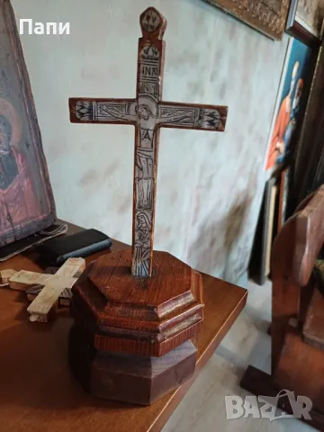 Божи гробски кръст. , снимка 2 - Антикварни и старинни предмети - 48596951