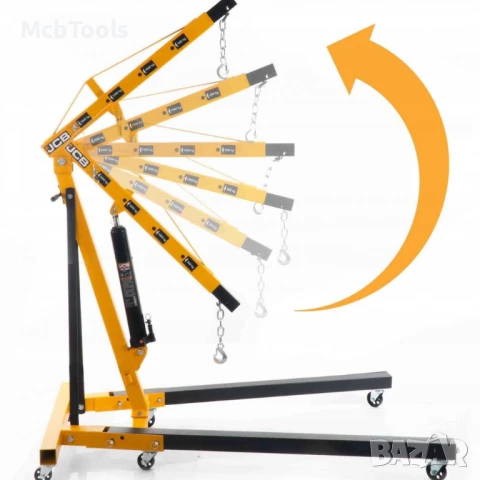 Кран за двигатели жираф 2 тона хидравличен JCB, снимка 4 - Други инструменти - 46453611