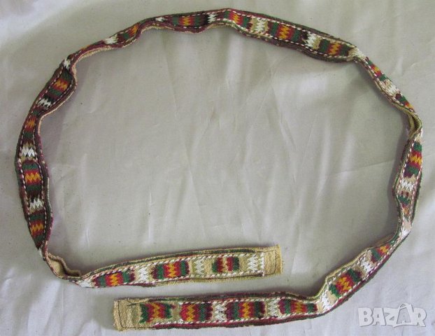 Стар Вълнен Колан за Женска Носия, снимка 2 - Антикварни и старинни предмети - 42120054