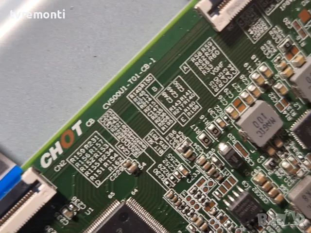 Tcon CV500U1-T01-CB-1 ,- PHILIPS 50PUS6704 50inc DISPLAY TPT500B5-U1T01D Rev S03BH, снимка 2 - Части и Платки - 48648082