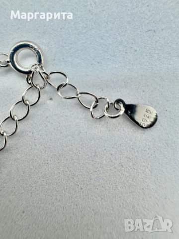 Сребърно колие с мойсанит (диамант) 1 карат , снимка 11 - Колиета, медальони, синджири - 51941708