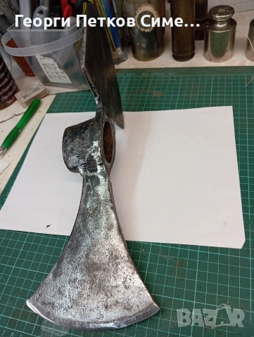 Голяма военна секира киркобрадва , снимка 3 - Антикварни и старинни предмети - 53583135