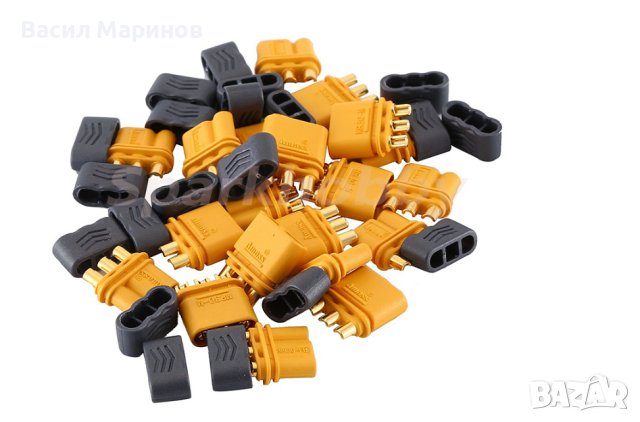 Продавам конектори 3 пинове конектори Amass MR30 за безчеткови мотори, fpv, лодки и др., снимка 5 - Друга електроника - 41994229