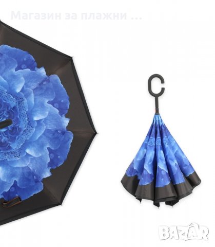 ЧАДЪР С ОБРАТНО ЗАТВАРЯНЕ И ОТВАРЯНЕ - код 2189, снимка 11 - Други - 34206341