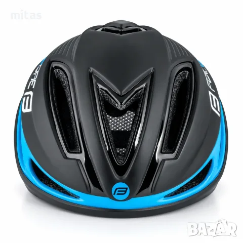 Велосипедна каска FORCE REX, In-Mold, S/M 56–58 см, Черно-синя, CE Сертификат, снимка 3 - Аксесоари за велосипеди - 56184925