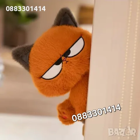 Сърдито коте Ядосана котка Cool Kitten Плюшена , снимка 4 - Плюшени играчки - 55798715