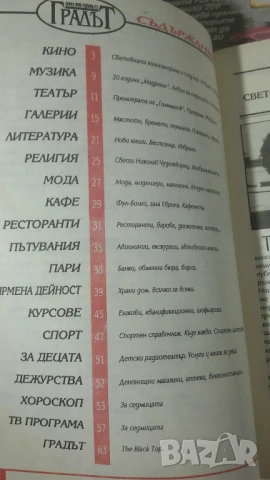 Списания Градът - София през седмицата - 3 броя 1992, 1993, снимка 9 - Списания и комикси - 51142296