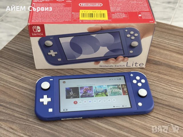 Nintendo Switch Lite с поставен чип и 256GB