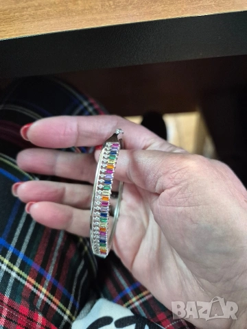 комплект сребърни гривна и пръстен, снимка 8 - Бижутерийни комплекти - 53118064