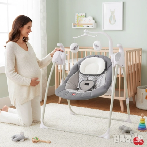 Електрическа люлка за бебе Zizito Hana, снимка 13 - Други - 52053333