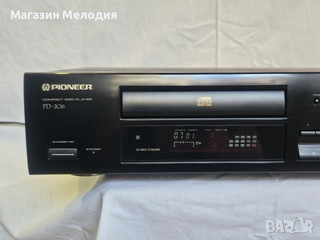 CD Player Pioneer PD-206  В отлично техническо и визуално състояние., снимка 3 - Декове - 51746653