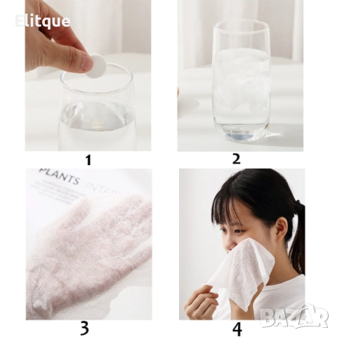 Компресирани кърпи за лице 20 бр. за еднократна употреба, снимка 5 - Други - 52895073