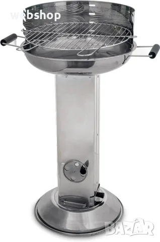 Скара на дървени въглища ACTIVA Bavaria, Немско Барбекю с хромирана решетка, снимка 11 - Барбекюта - 48916570