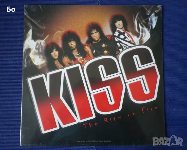 грамофонни плочи Kiss - The Ritz on Fire-Live'1988, снимка 1 - Грамофонни плочи - 47490294