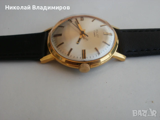 Poljot Полет руски награден ЦКПС на РГГП мъжки часовник СССР, снимка 2 - Мъжки - 50716322