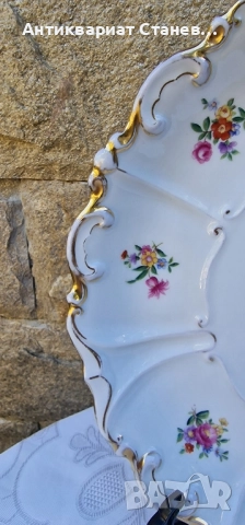 Прелестен порцеланов поднос JLMenau , снимка 4 - Сервизи - 51823470