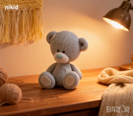 3d Мече с кръпки силиконов молд форма фондан шоколад смола гипс свещ сапун декор, снимка 2 - Форми - 53375874