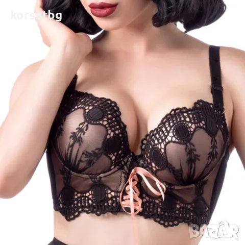 Луксозно PUSH UP Бюстие С Големи Подплънки 3203, снимка 6 - Корсети, бюстиета, топове - 48433007