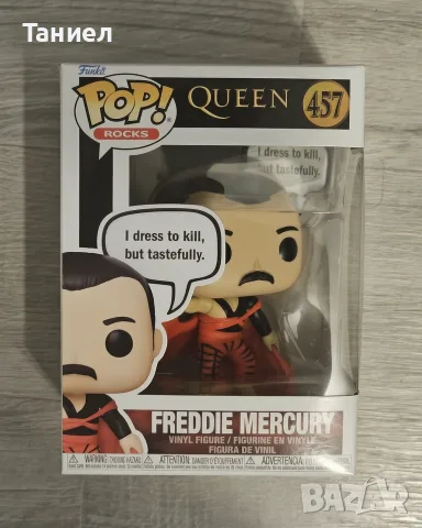 Чисто нова Funko Pop! Rocks: Queen – Freddie Mercury #457 (I Dress to Kill)