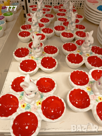 Великденски чинии и купи , снимка 7 - Чинии - 44827423