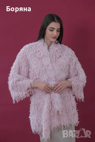 RADAPOLA нова с етикет дамска жилетка с пера, снимка 14 - Жилетки - 56202488
