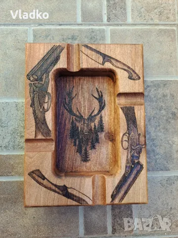 Дървен пепелник за пури , снимка 8 - Други - 36695379