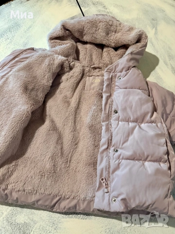 Бебешко зимно яке за момиченце Zara / 2-3 годинки, снимка 2 - Детски якета и елеци - 53056469
