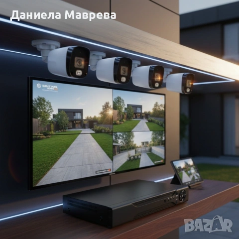 Професионален комплект за сигурност с 4 камери IP67 YL-806B, снимка 2 - Камери - 53389025