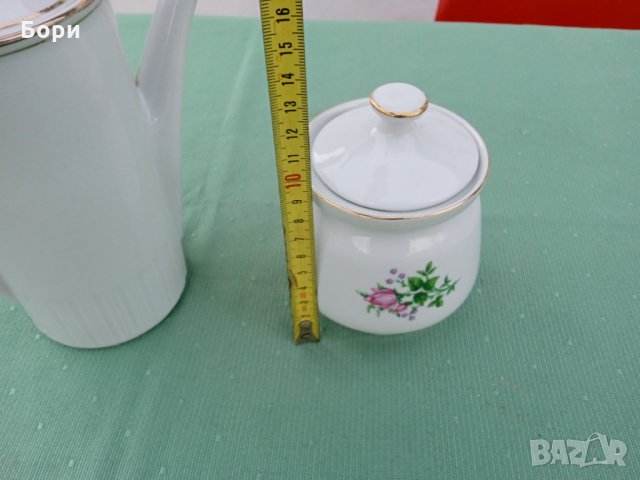 Порцелан кана и захарница, снимка 6 - Аксесоари за кухня - 35861130