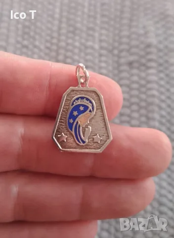 сребърен медальон 